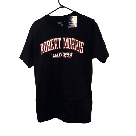 Robert Morris University Colonials Dad Size Medium Champion T-Shirt *New* - Picture 1 of 6